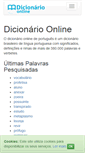 Mobile Screenshot of dicionario-online.com